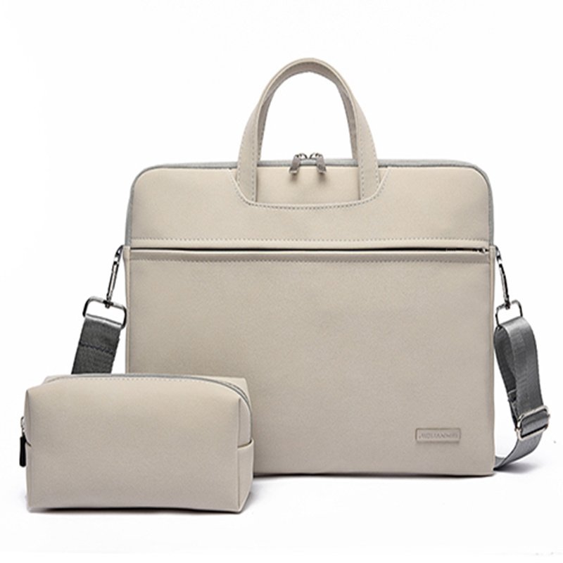 Cool PU Leather Laptop Bag with Mouse Pouch - Image 5