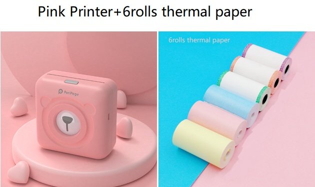 Mini Bluetooth Thermal Sticker Card Printer