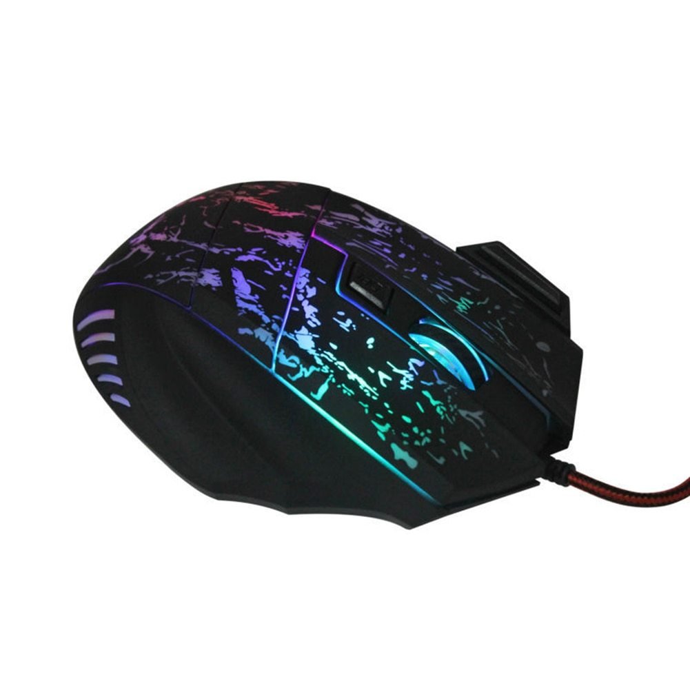 Crackle Light Wired Computer Gaming Mouse - Image 3