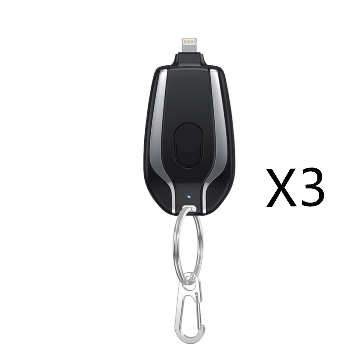 Mini 1500mAh Keychain Charger with Type-C - Image 2