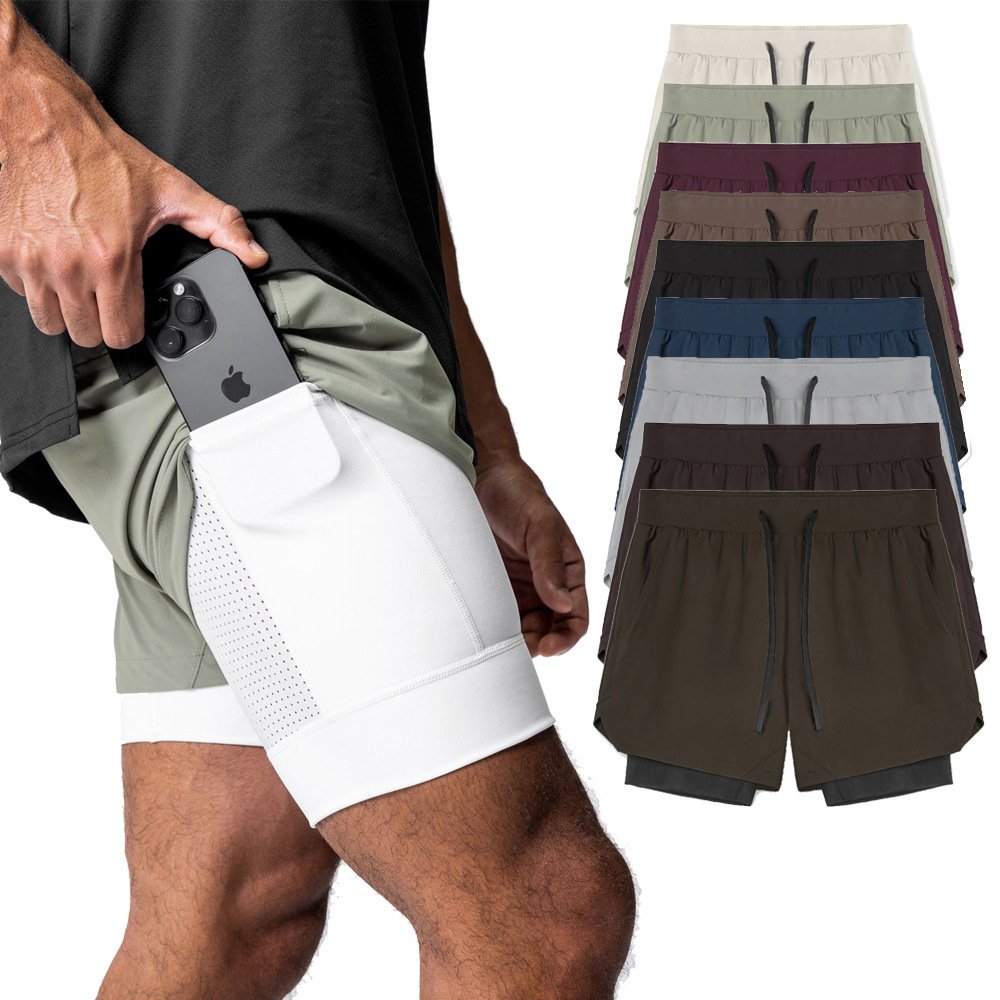 Sports Shorts Men's European Size Fitness - Image 7