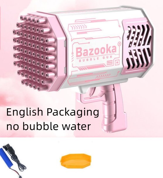 Bazooka Bubble Blower Gun with 68 Holes - Image 3