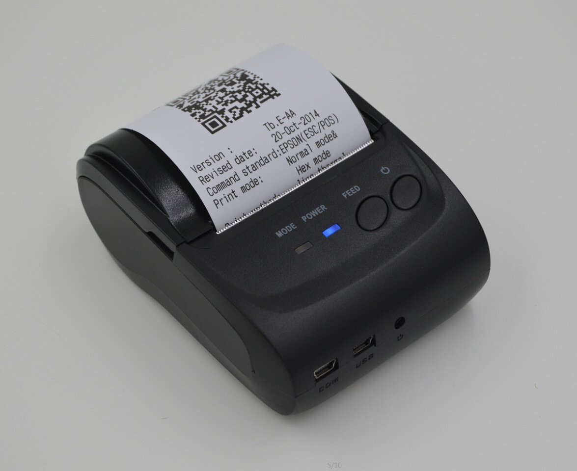 Mini Portable Thermal USB Bluetooth printer - Image 2
