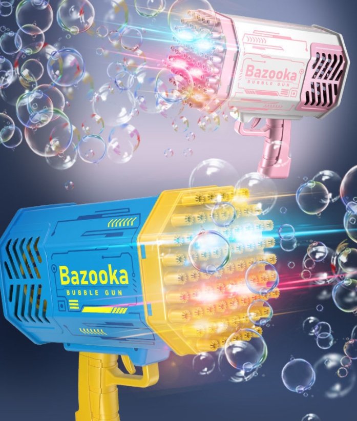 Bazooka Bubble Blower Gun with 68 Holes - Image 6