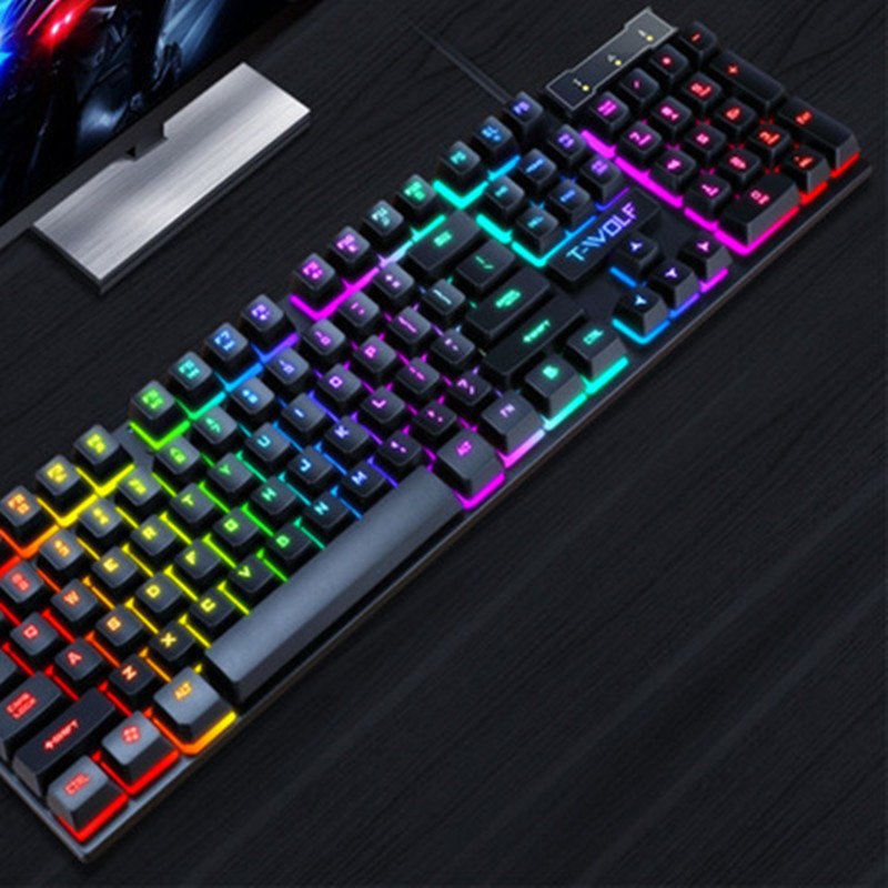 Gaming USB Wired Luminous Wired Keyboard - Image 2