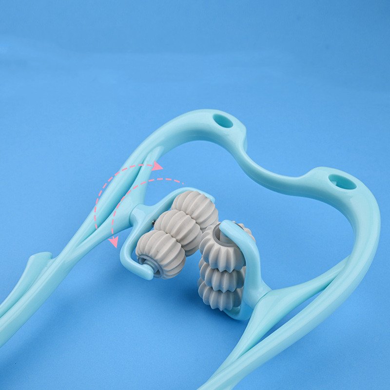 Six-Wheel Manual Neck Roller Massager Tool - Image 2