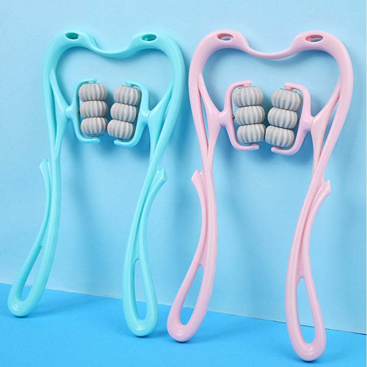 Six-Wheel Manual Neck Roller Massager Tool - Image 9