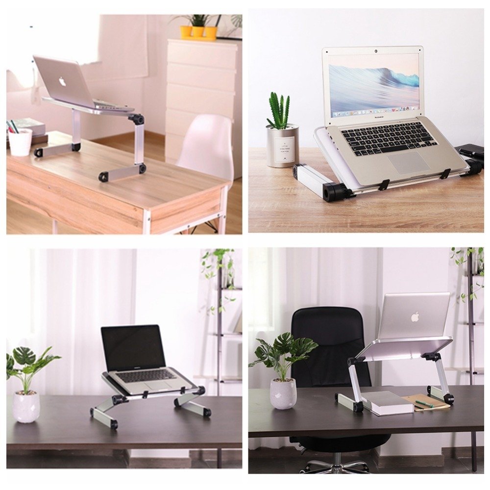 Foldable Stand Ergonomic Desk Laptop Holder - Image 2