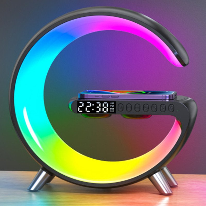 G-Shaped LED Lamp with Cell Phone Charger