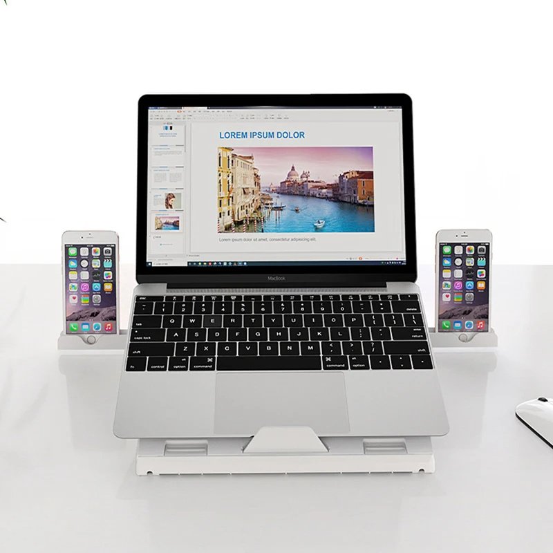 Premium Folding Stable Laptop Stand Rack - Image 6