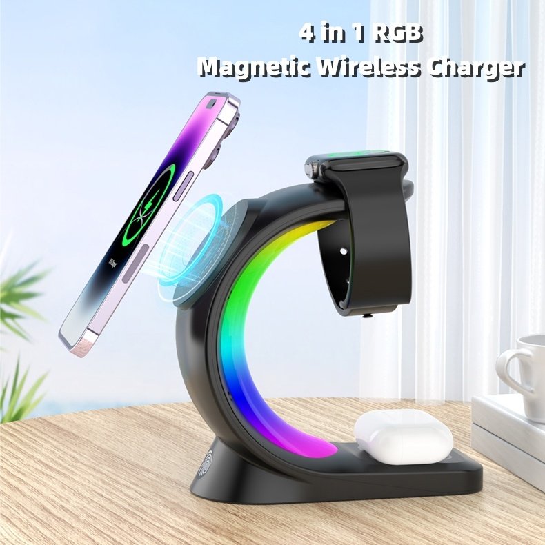 4-in-1 Magnetic Wireless Charger Station