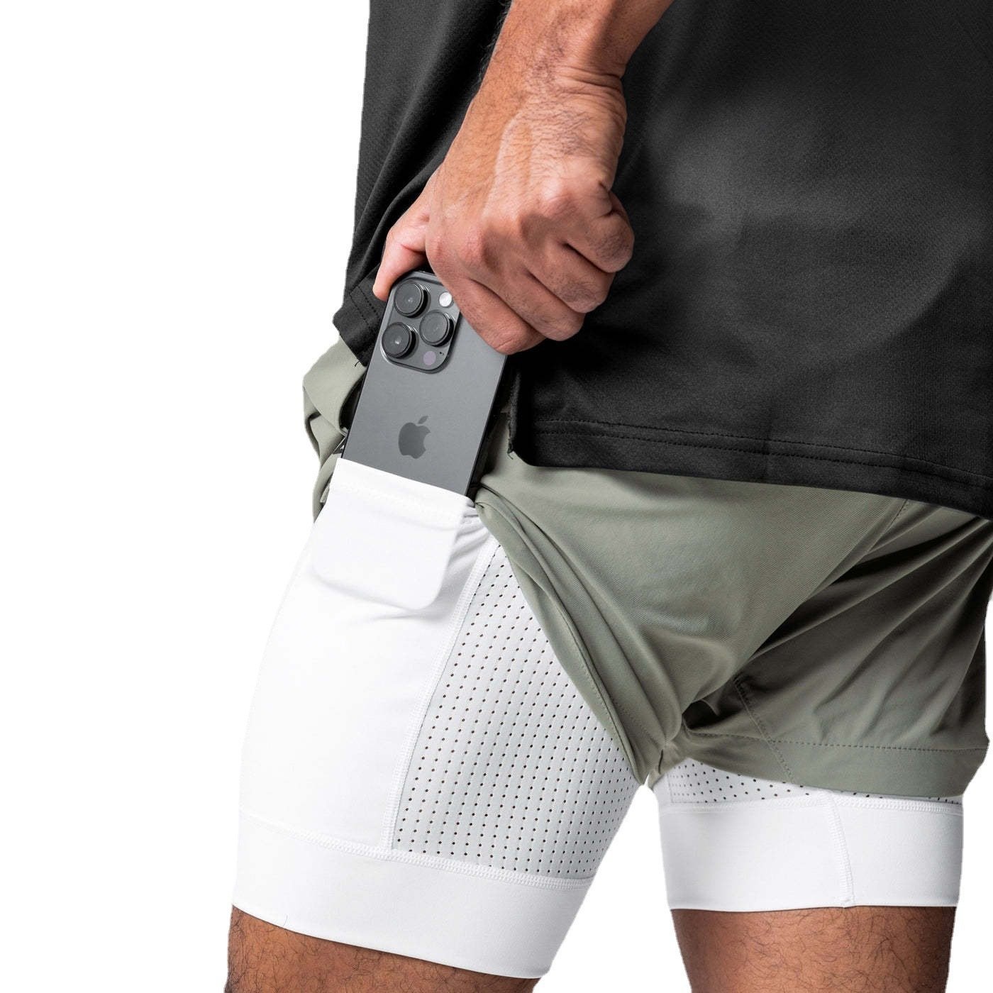 Sports Shorts Men's European Size Fitness - Image 10