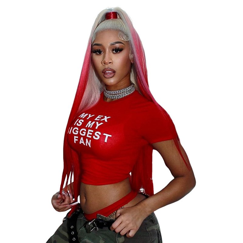 Cool Hip Hop Street Slim Fit Pleated Tshirt - Image 5