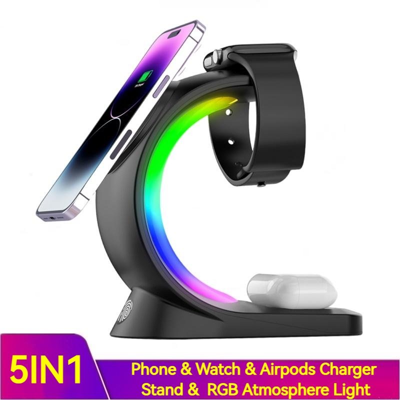 4-in-1 Magnetic Wireless Charger Station - Image 4