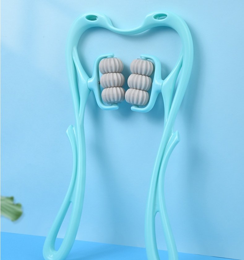 Six-Wheel Manual Neck Roller Massager Tool - Image 3