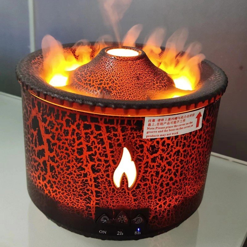 Aromatherapy Volcano Flame Oil Humidifier - Image 6