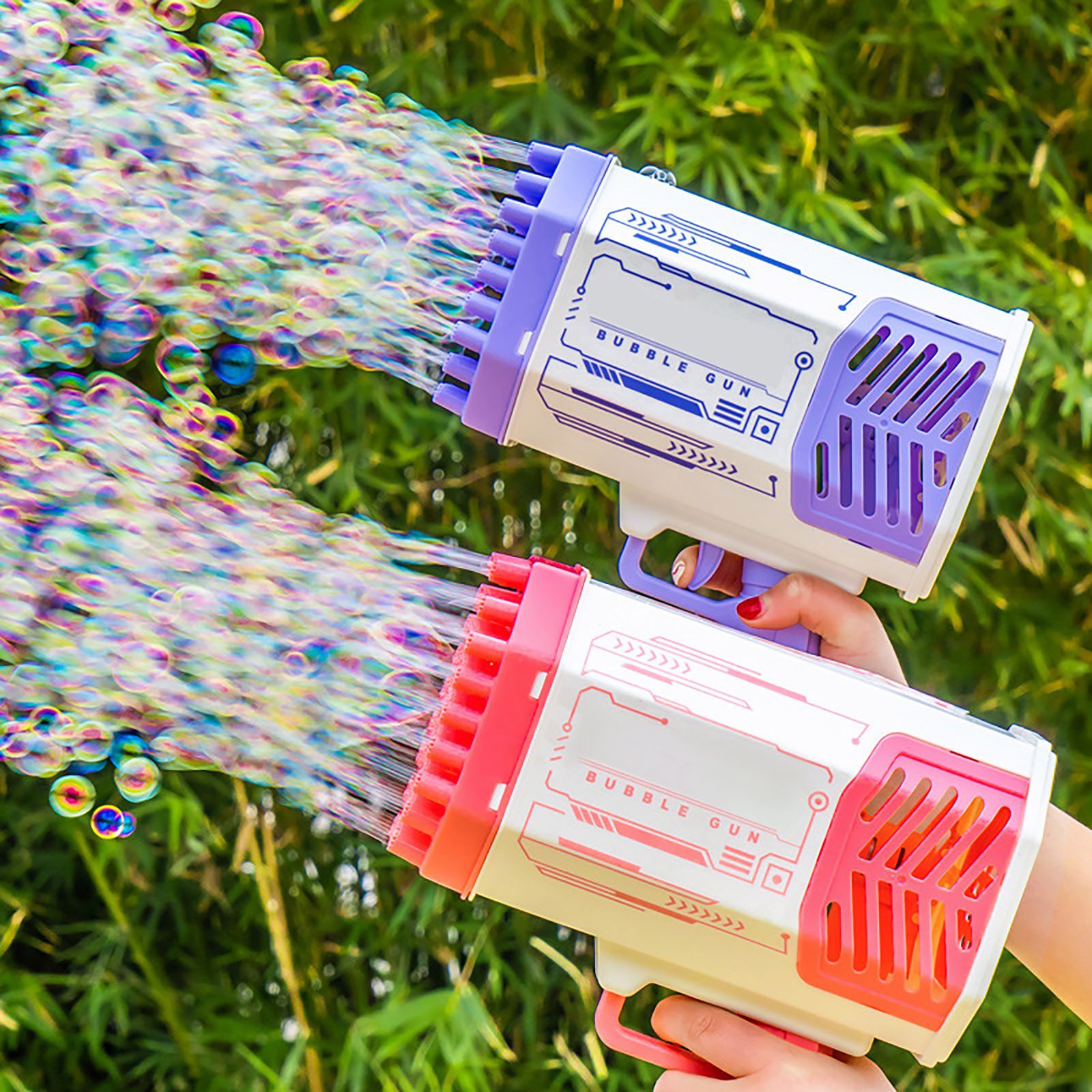 Bazooka Bubble Blower Gun with 68 Holes - Image 4