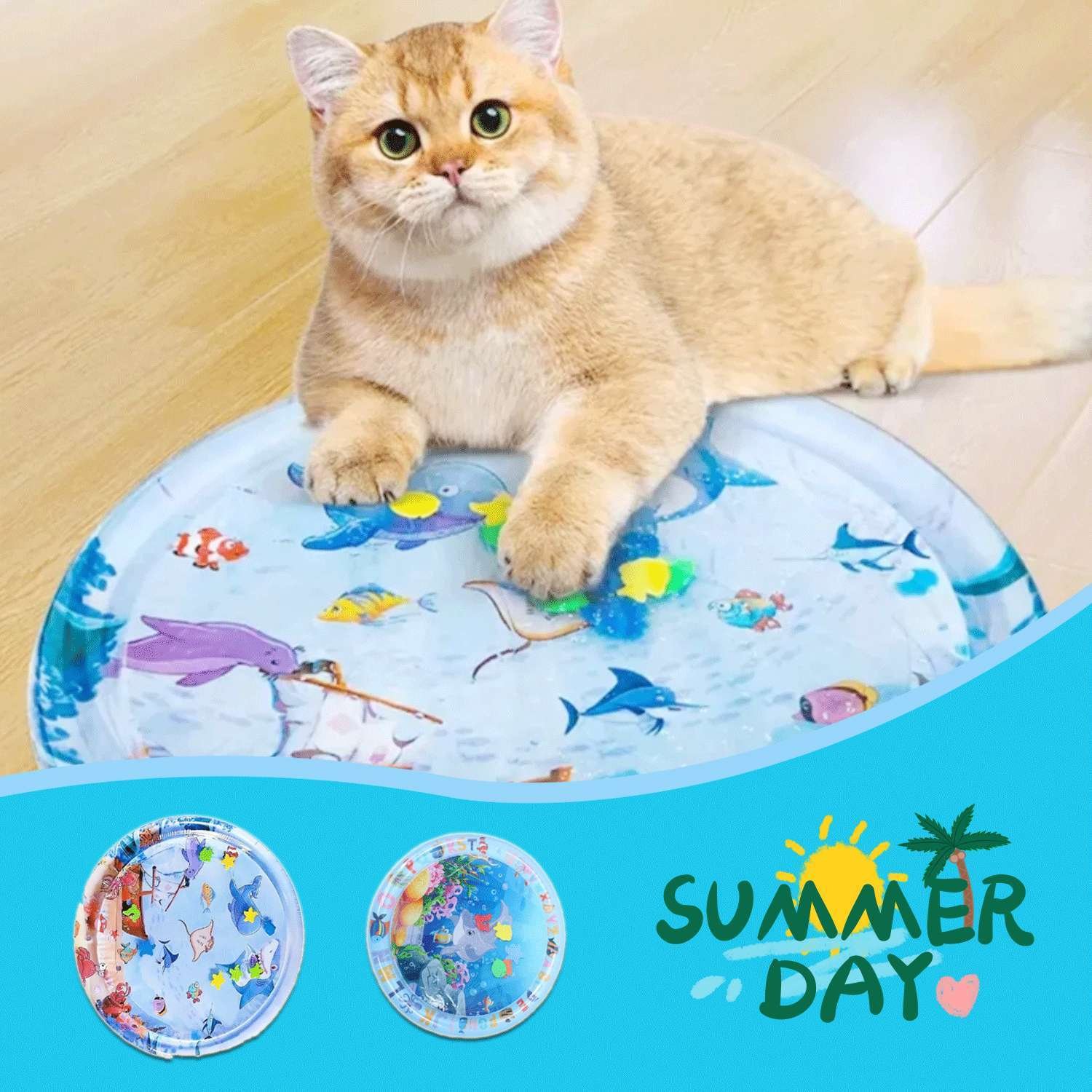 Cooling Pet Ice Pad Mat for Summer Sleep