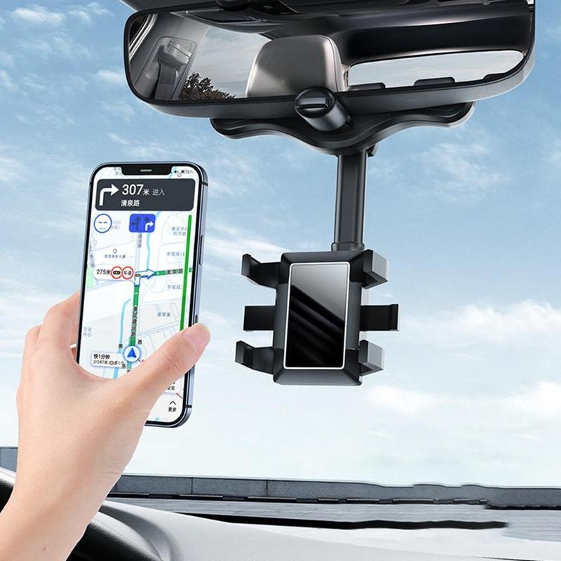Rearview Mirror Rotatable Car Phone Holder - Image 10