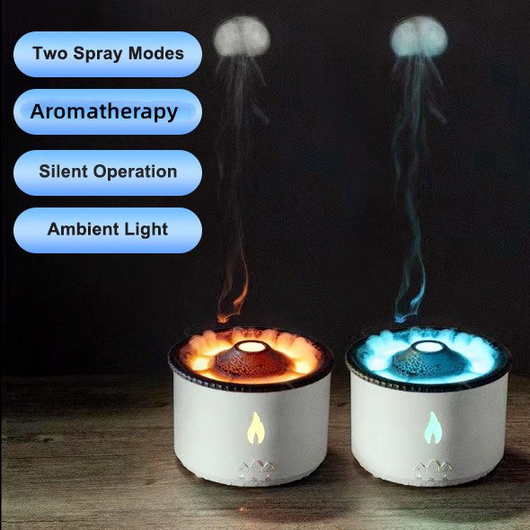 Aromatherapy Volcano Flame Oil Humidifier