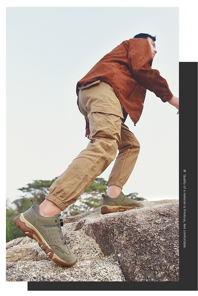 Men's Rotating Buckle Outdoor Hiking Shoes - Image 2
