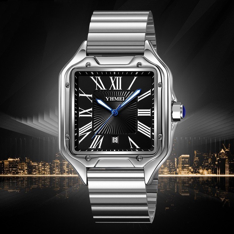 Men's Elegant Fashionable Retro Date Watch