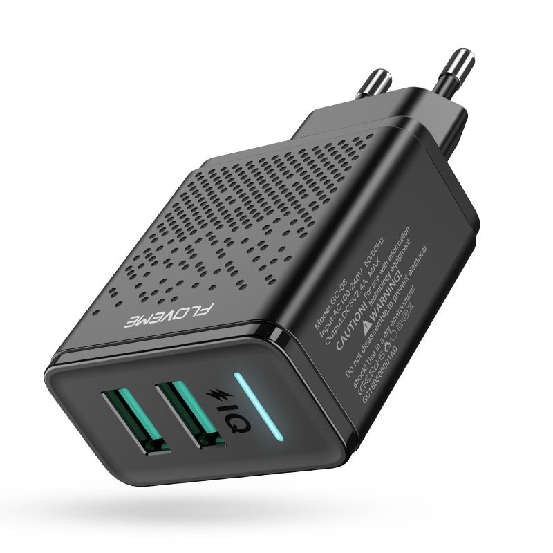 EU Standard Dual Port USB Phone Charger - Image 5