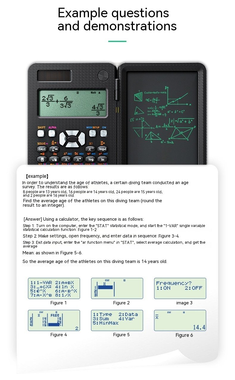 Foldable Scientific Calculator Tablet Pro X - Image 3