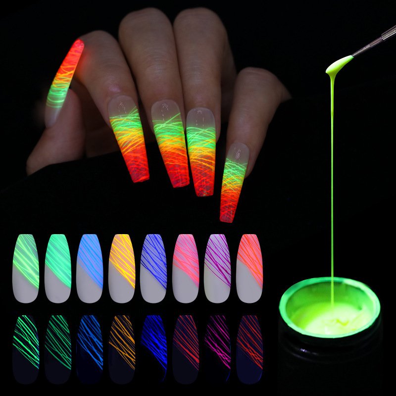 Luminous Spider Nail Gel – UV Art Polish