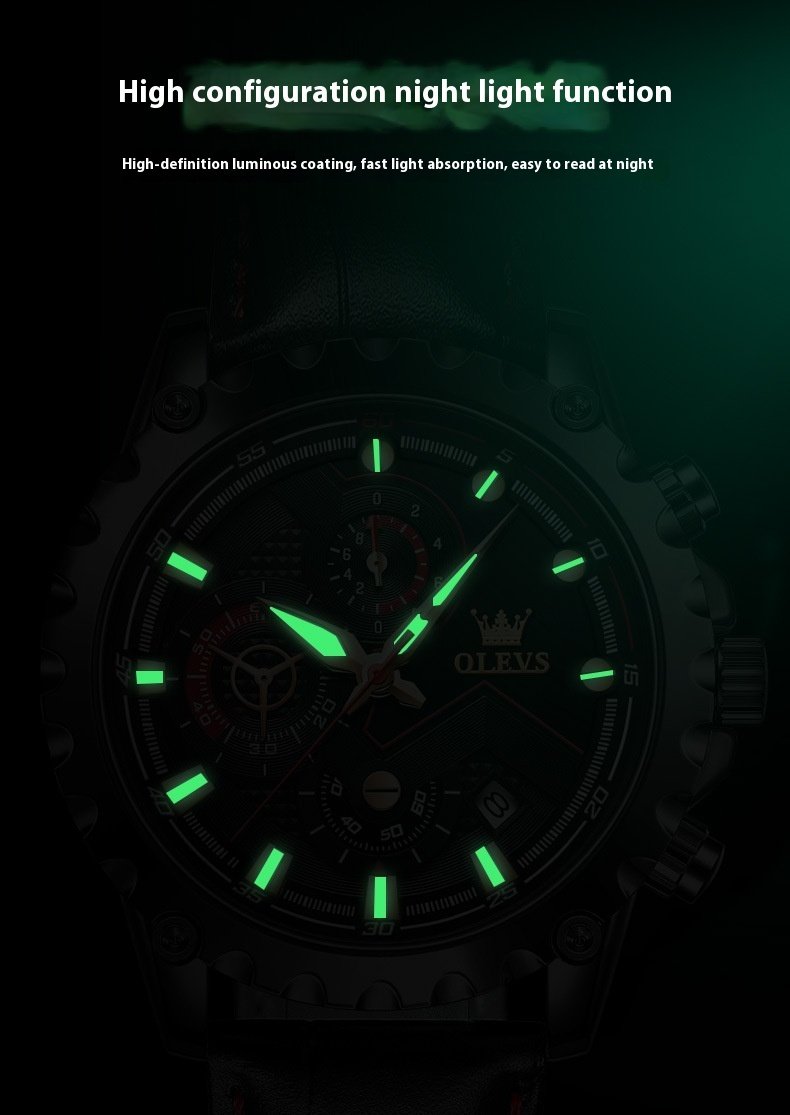 Luminous Large Dial All-in-one Men's Watch - Image 7