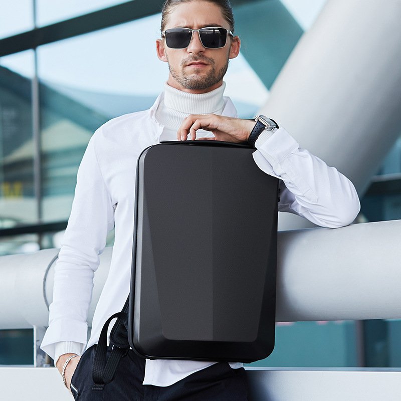 Business Backpack Plastic Hard Case PC Bag - Image 6