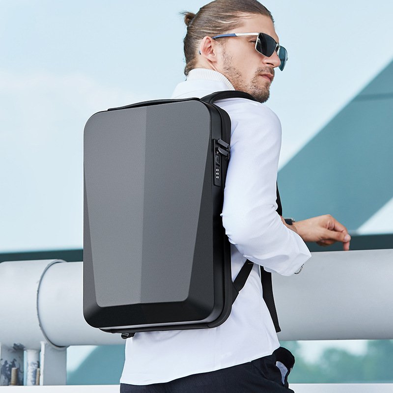 Business Backpack Plastic Hard Case PC Bag
