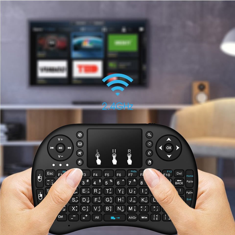 Smart TV Wireless Touchpad Mini Keyboard