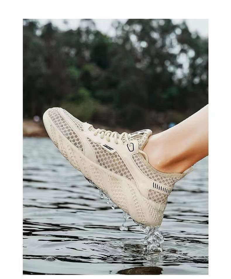 Hollowed Water Breathable Hole Sneakers - Image 3