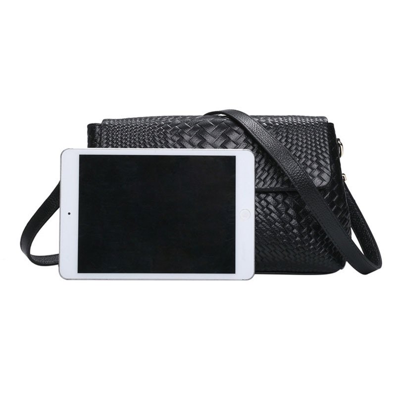 Ladies Leather Crossbody Shoulder Sleek Bag - Image 8