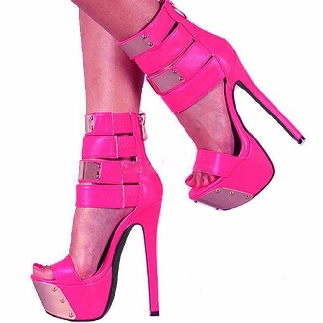 Women's Platform High Heels Roman Sandals - Image 7