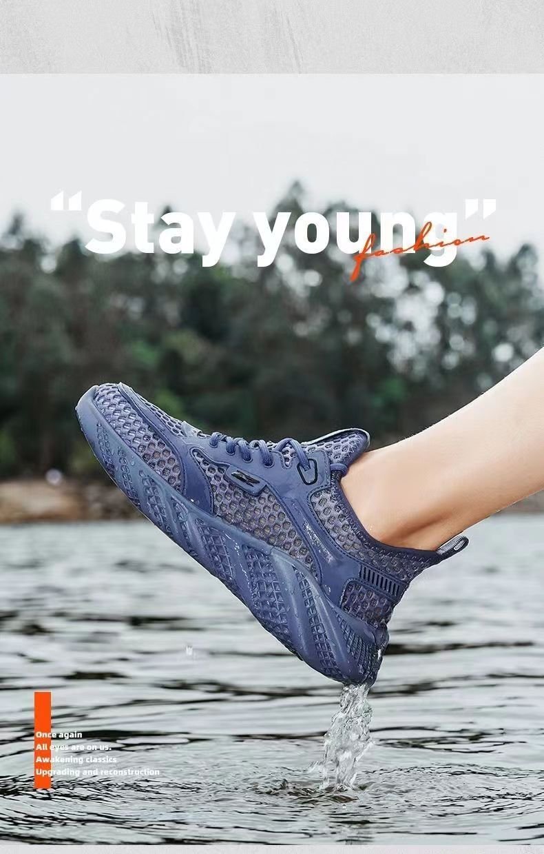 Hollowed Water Breathable Hole Sneakers - Image 5