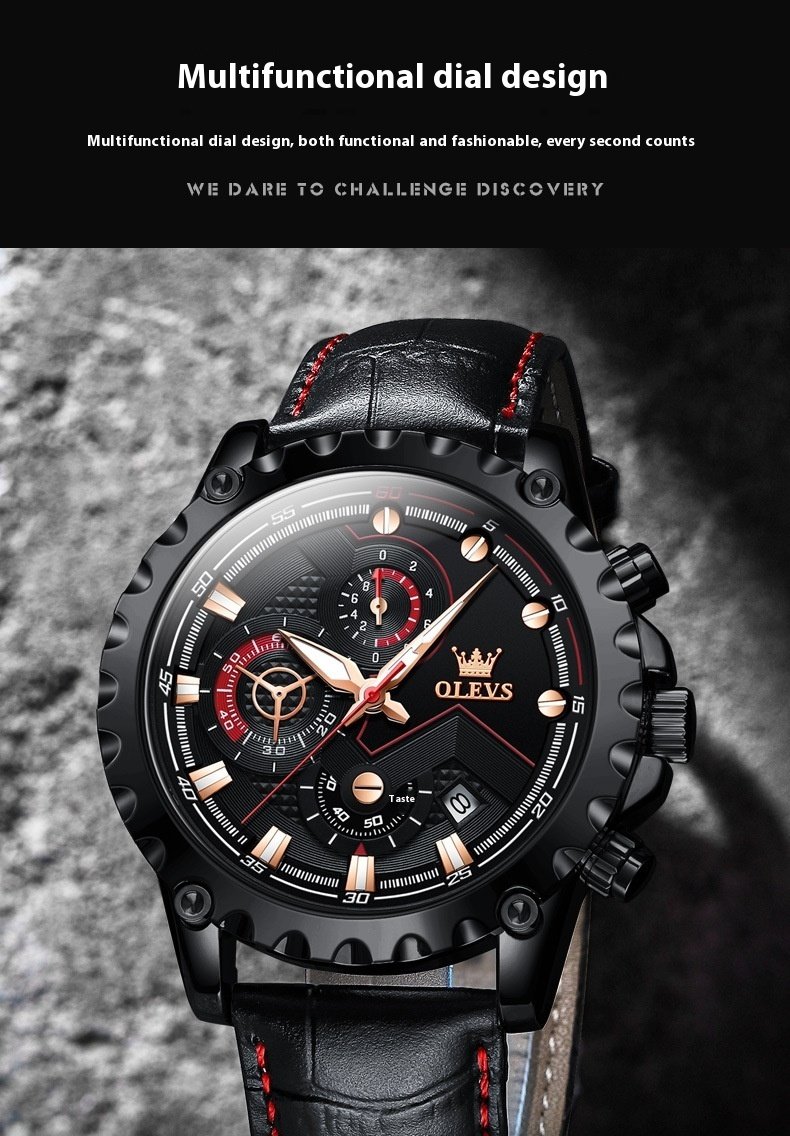 Luminous Large Dial All-in-one Men's Watch - Image 5