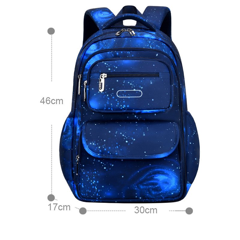 Stylish Large Storage Nylon School Backpack - Image 10
