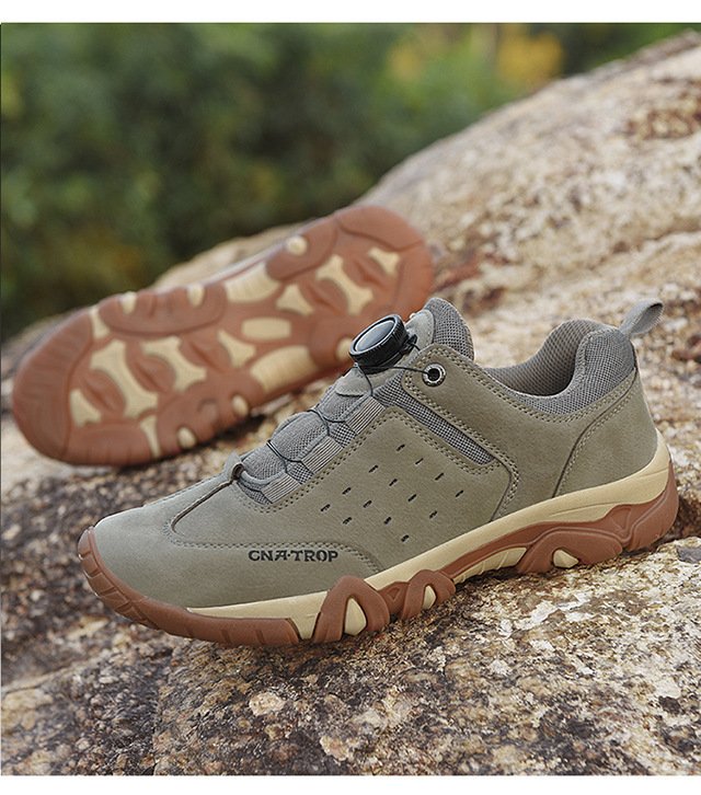 Men's Rotating Buckle Outdoor Hiking Shoes - Image 6