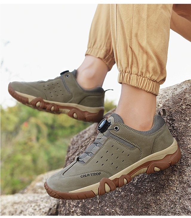Men's Rotating Buckle Outdoor Hiking Shoes - Image 7