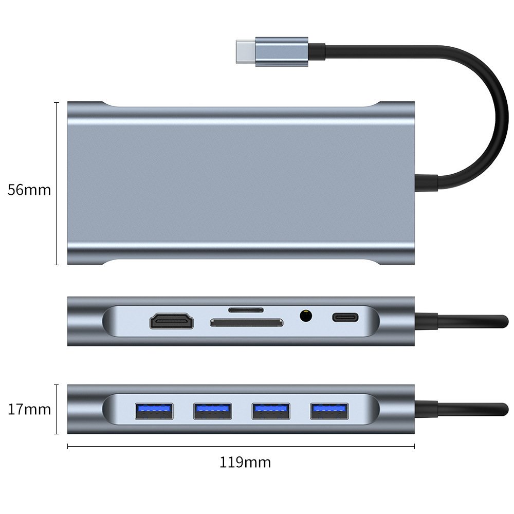11 in 1 Adapter Type-C Docking Station Hub - Image 4