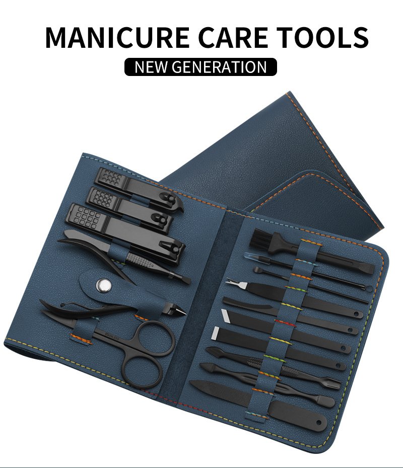 16pcs Grooming Kit – Nail & Ear Tools Set - Image 2