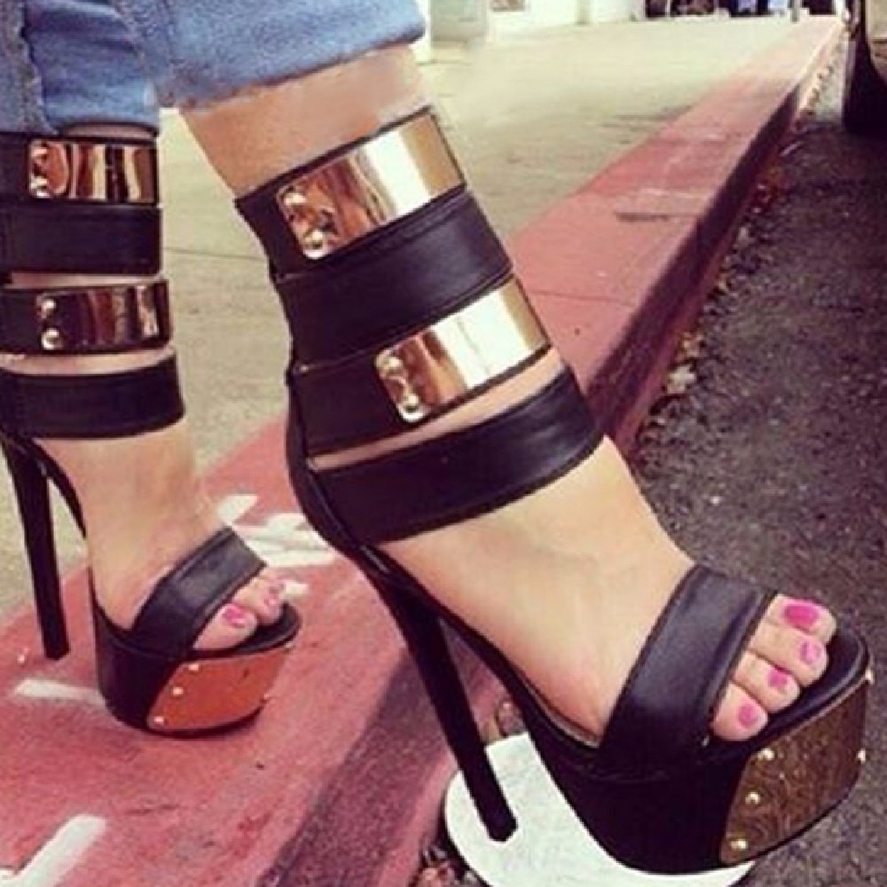 Women's Platform High Heels Roman Sandals