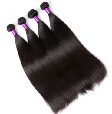 Natural Brazilian Straight Human Hair Weave - Image 3