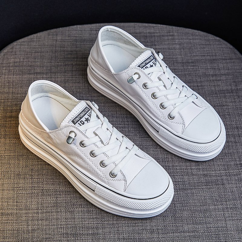 Children's Leather Height Boost Sneakers - Image 6
