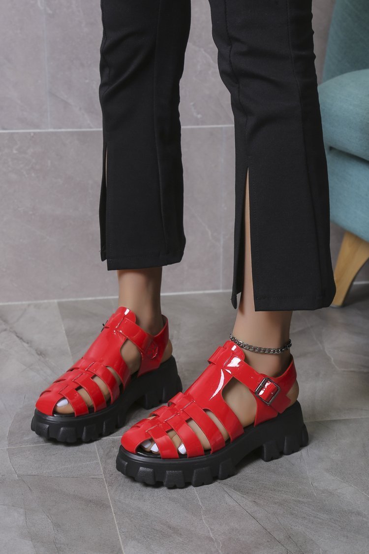 Women's Casual Mid Heel Platform Sandals - Image 10