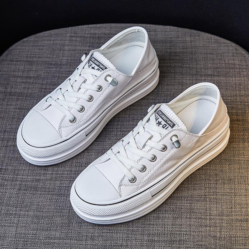 Children's Leather Height Boost Sneakers - Image 7