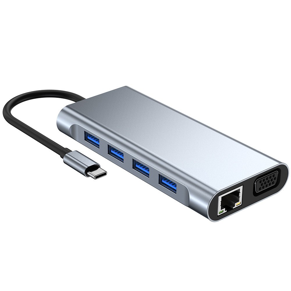 11 in 1 Adapter Type-C Docking Station Hub