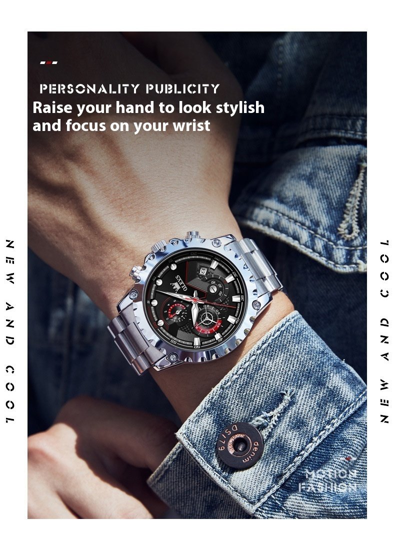 Luminous Large Dial All-in-one Men's Watch - Image 4